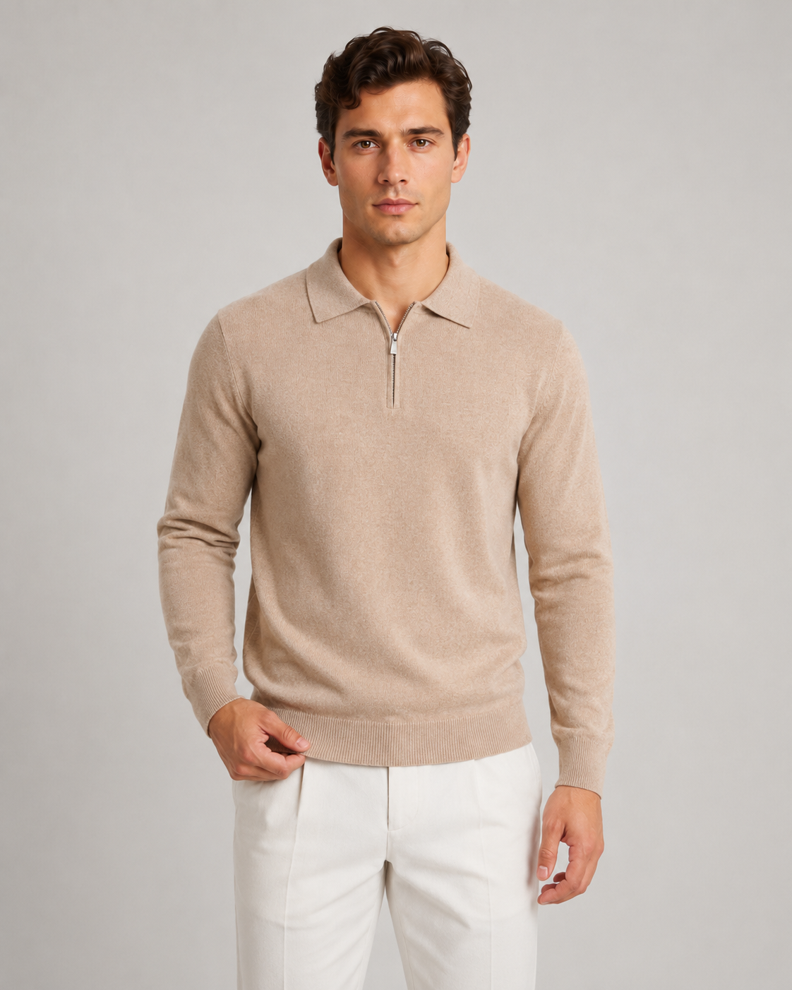 Felix | Quarter-Zip Knitted Polo