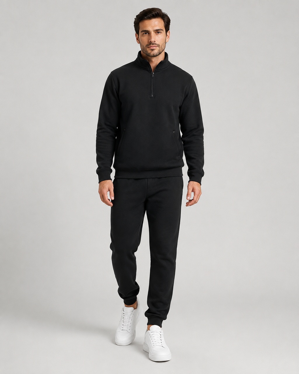 Percival | Quarter Zip Tracksuit Set