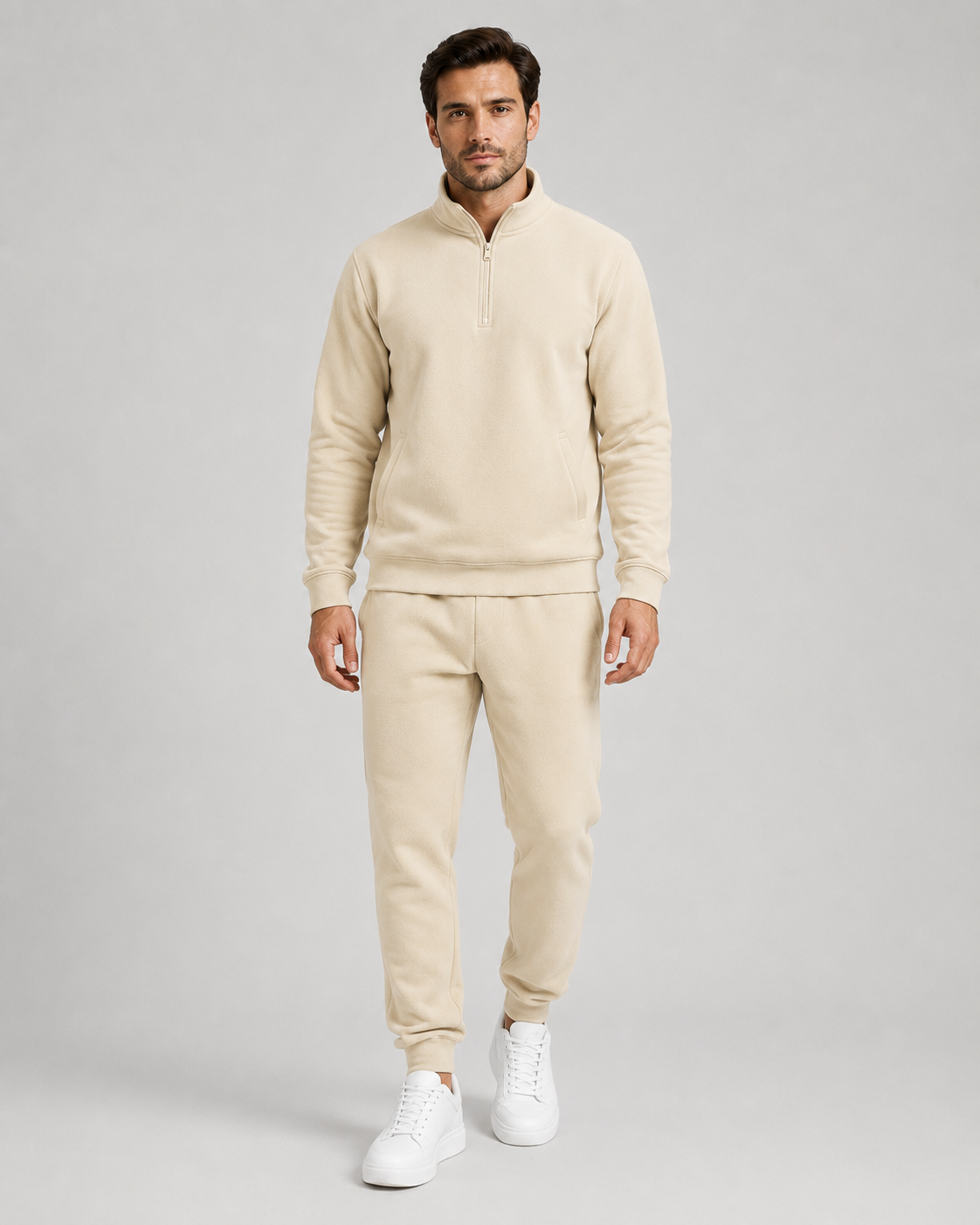 Percival | Quarter Zip Tracksuit Set