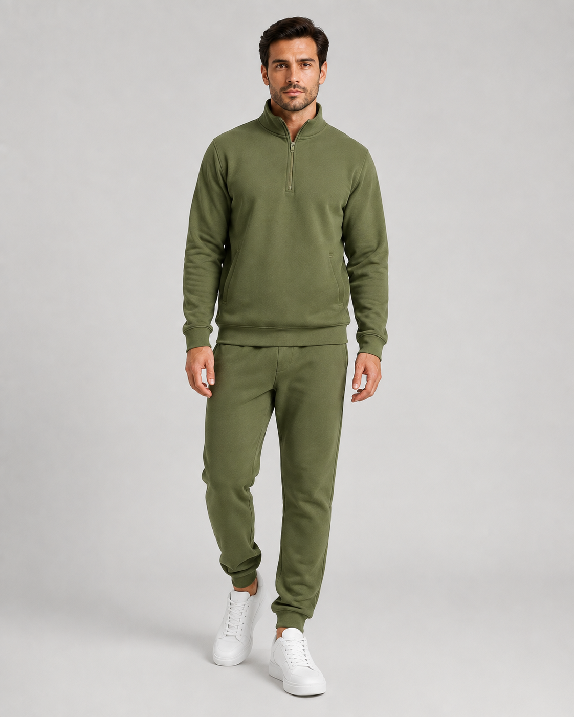Percival | Quarter Zip Tracksuit Set
