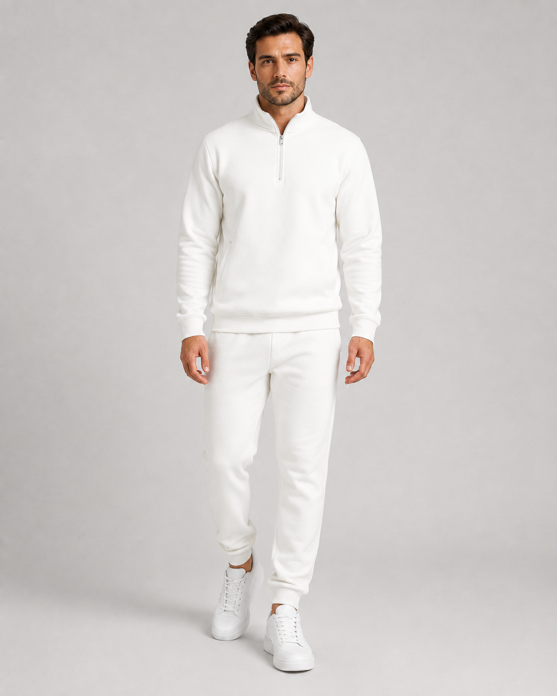 Percival | Quarter Zip Tracksuit Set