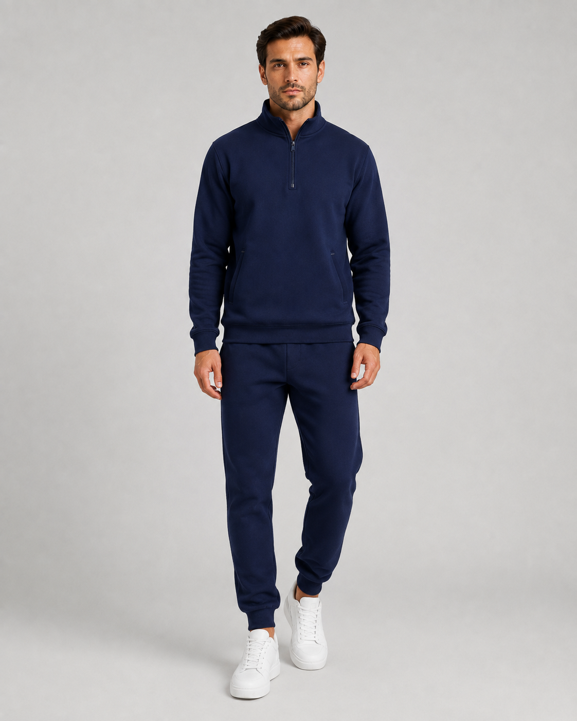 Percival | Quarter Zip Tracksuit Set