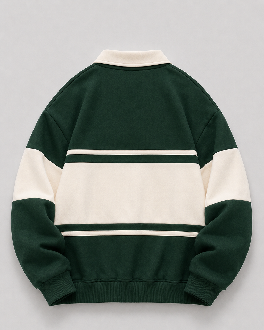 Nolan | Colour Block Rugby Polo Sweater