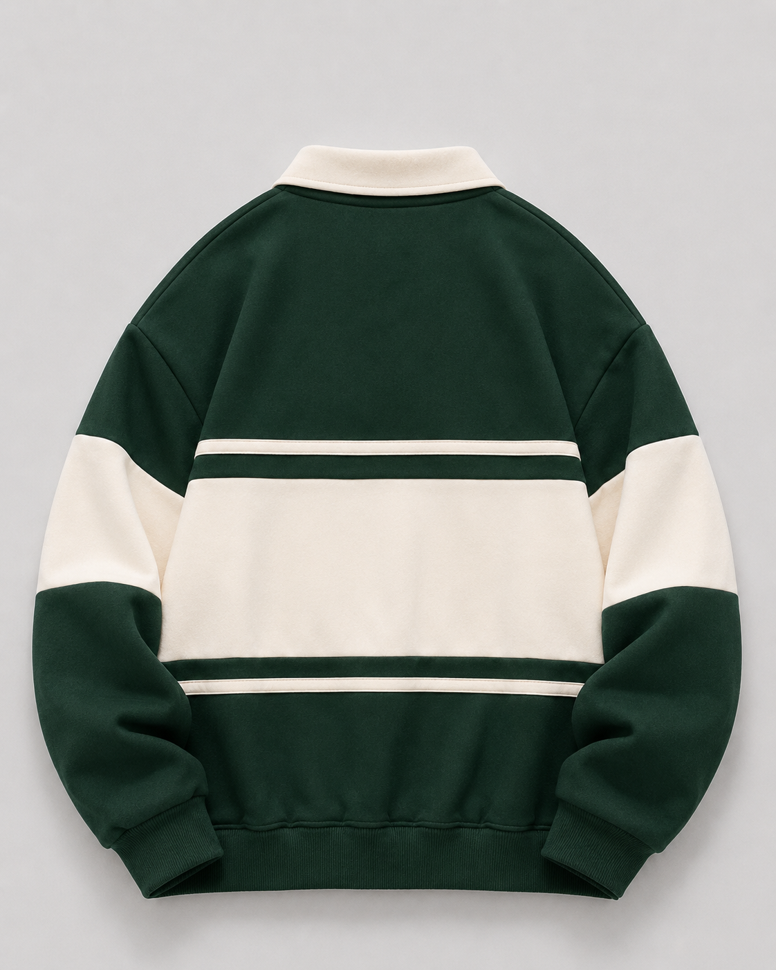 Nolan | Colour Block Rugby Polo Sweater