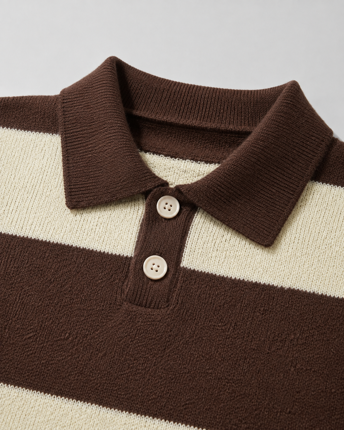 Valentin | Rugby Stripe Polo Sweater