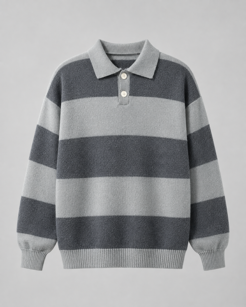 Valentin | Rugby Stripe Polo Sweater