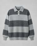 Valentin | Rugby Stripe Polo Sweater