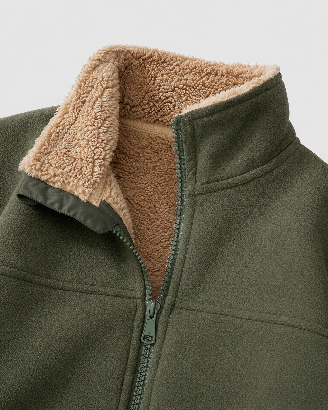 Fenwick | Sherpa-Lined Fleece Jacket