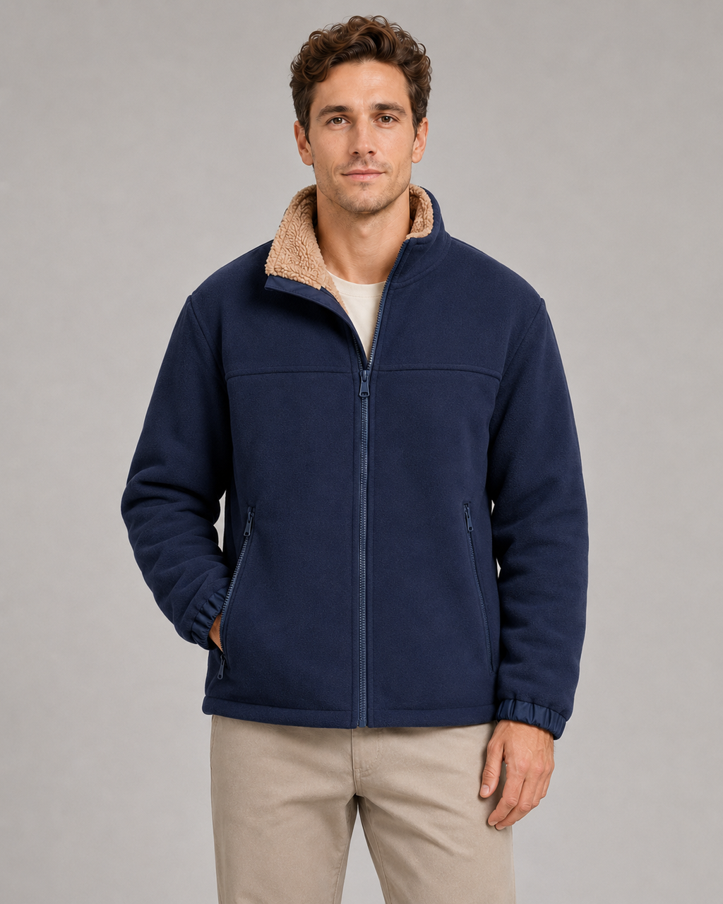 Fenwick | Sherpa-Lined Fleece Jacket