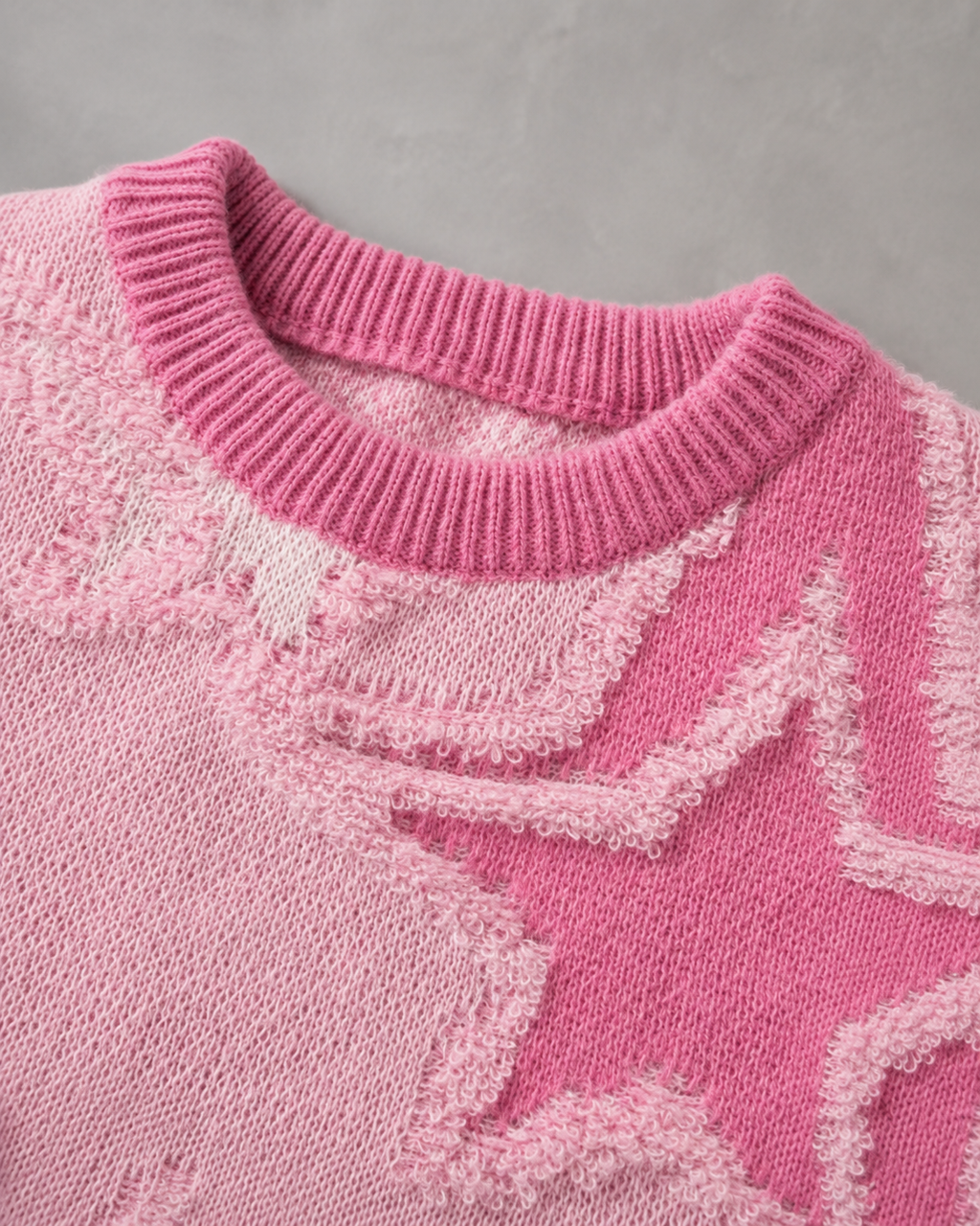 Dashiell | Textured Star Motif Knit Sweater