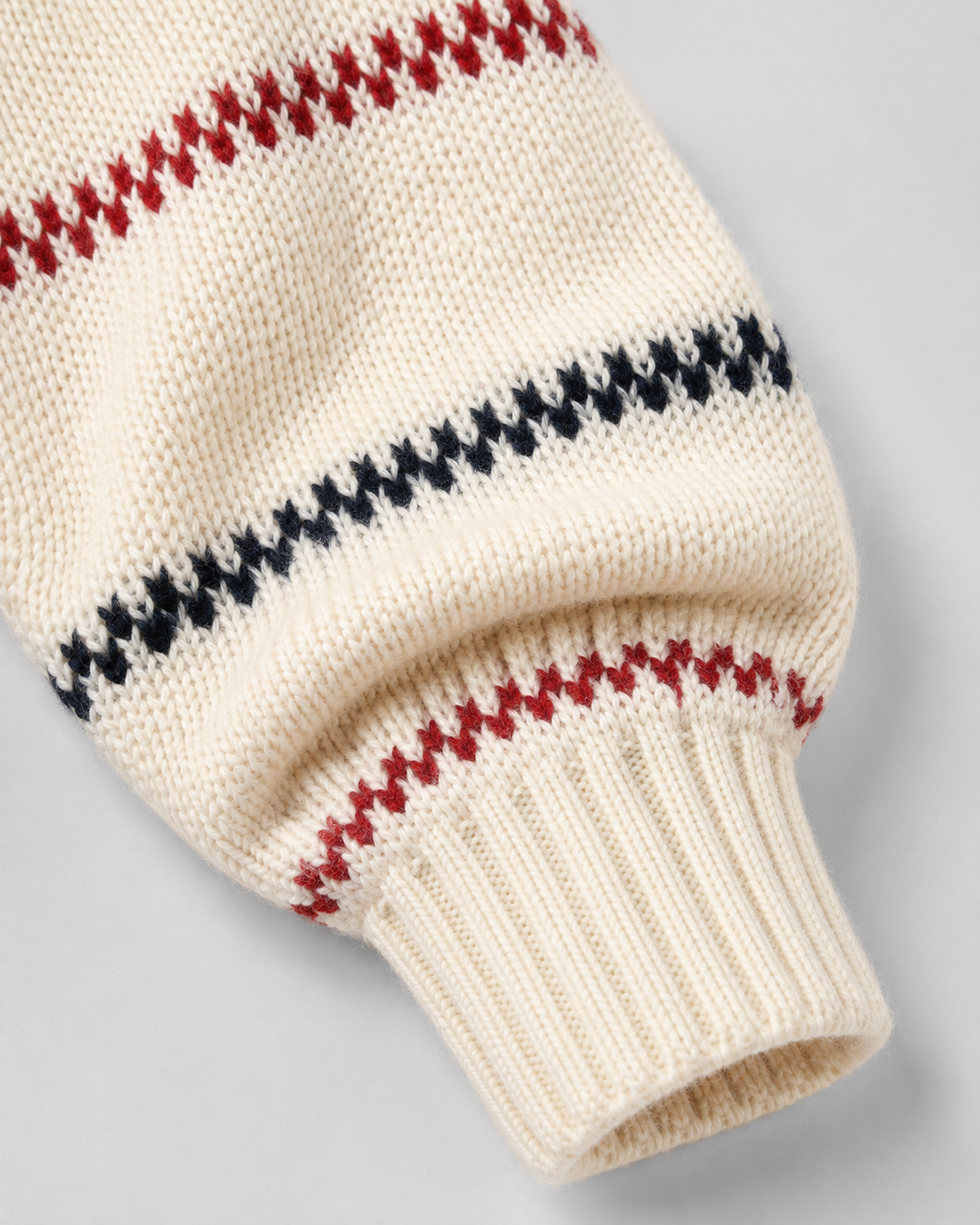Thaddeus | Striped Crew Neck Knit Sweater