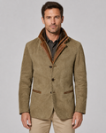 Marcellus | Suede-Look Layered Collar Jacket