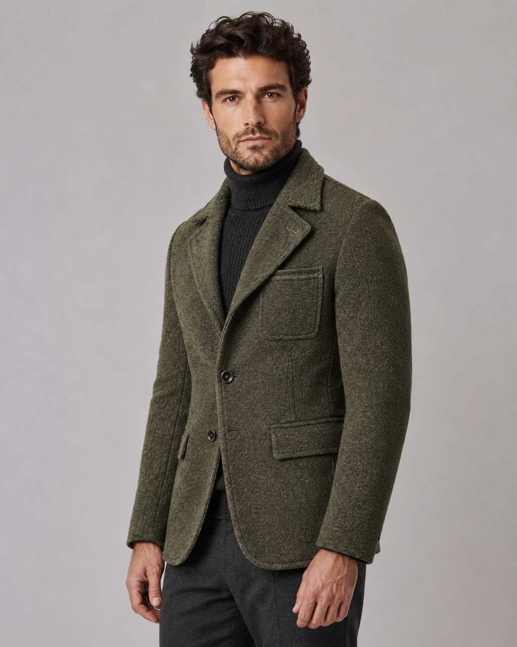 Hamish | Textured Notch Lapel Blazer