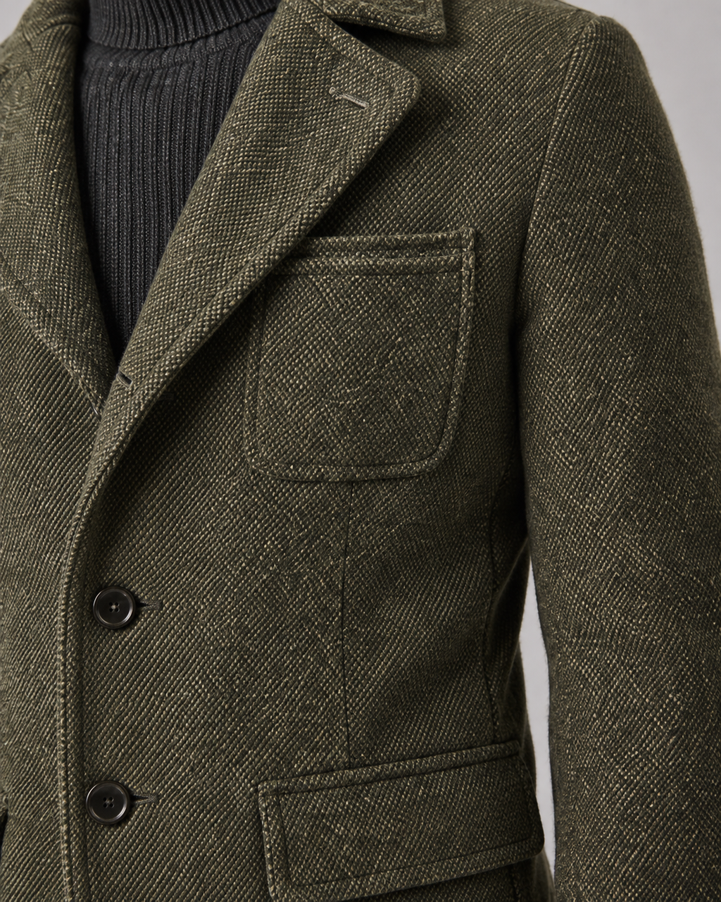 Hamish | Textured Notch Lapel Blazer