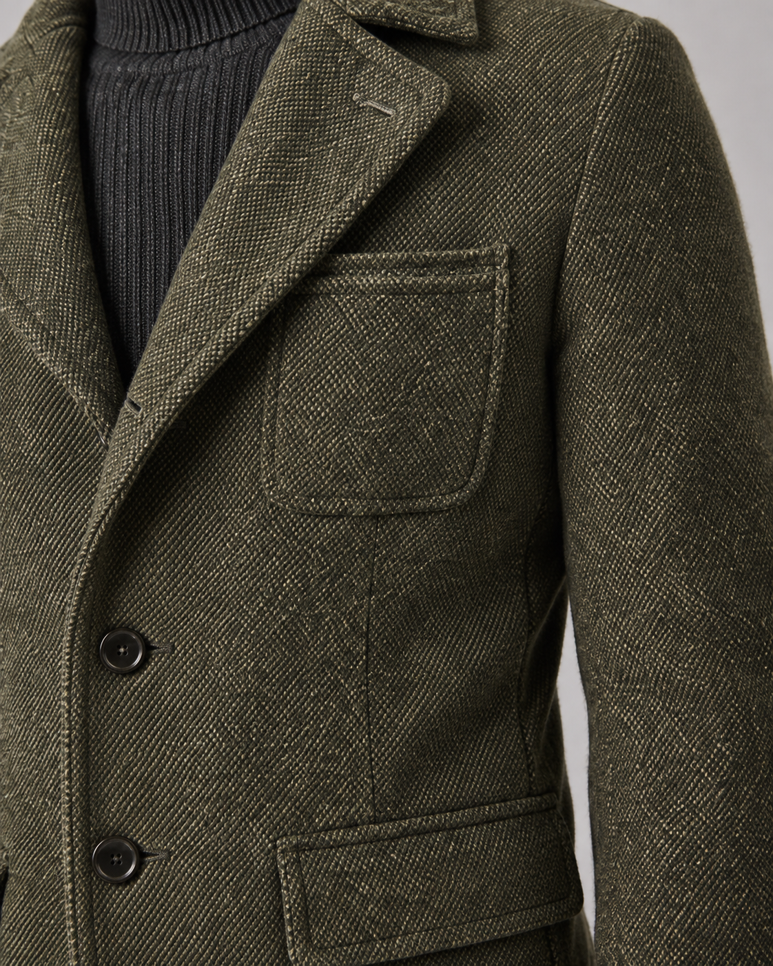 Hamish | Textured Notch Lapel Blazer