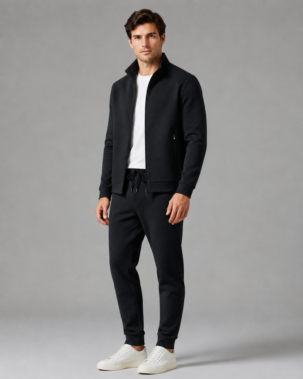 Rafferty | Stand Collar Zip Tracksuit Set