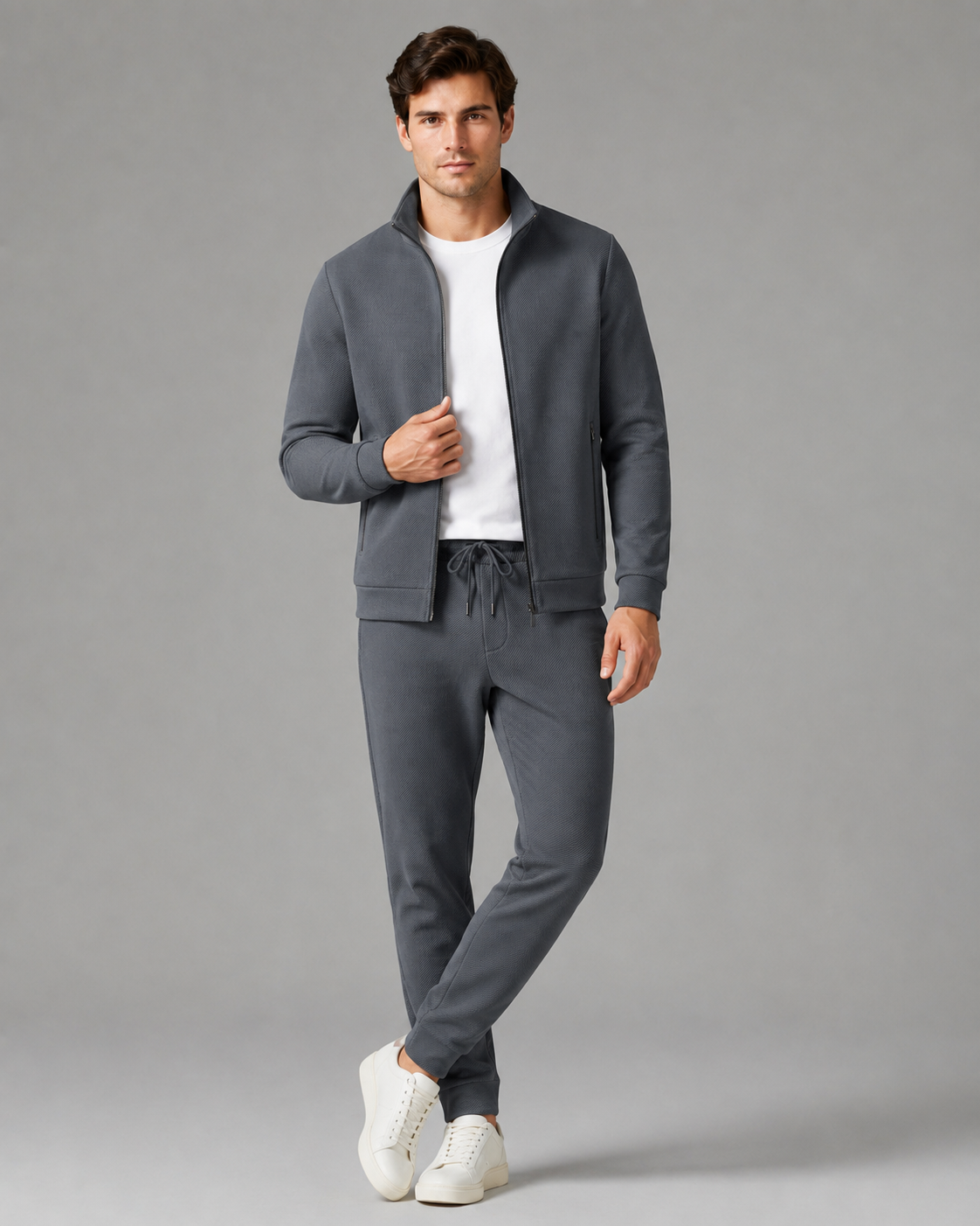 Rafferty | Stand Collar Zip Tracksuit Set