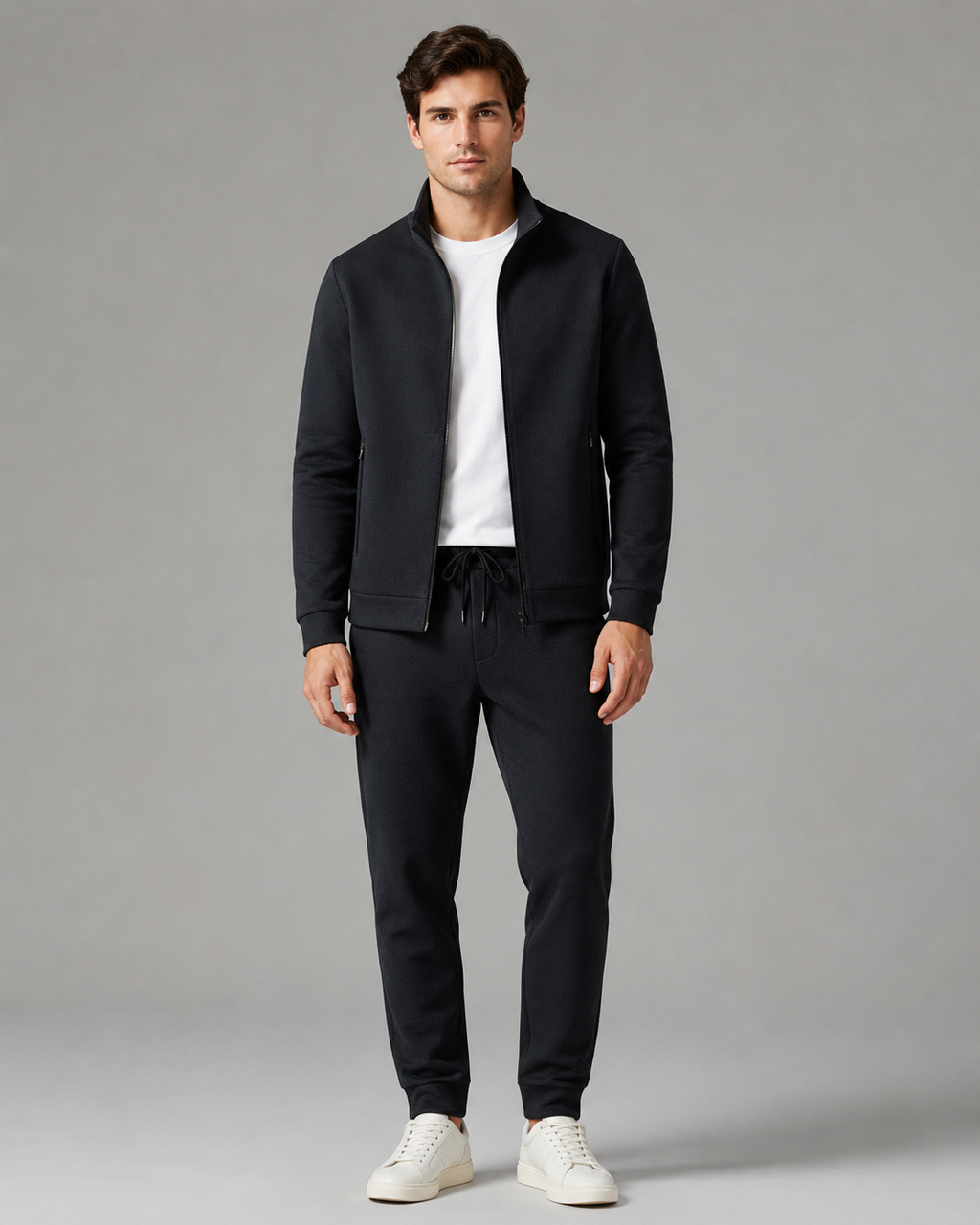 Rafferty | Stand Collar Zip Tracksuit Set