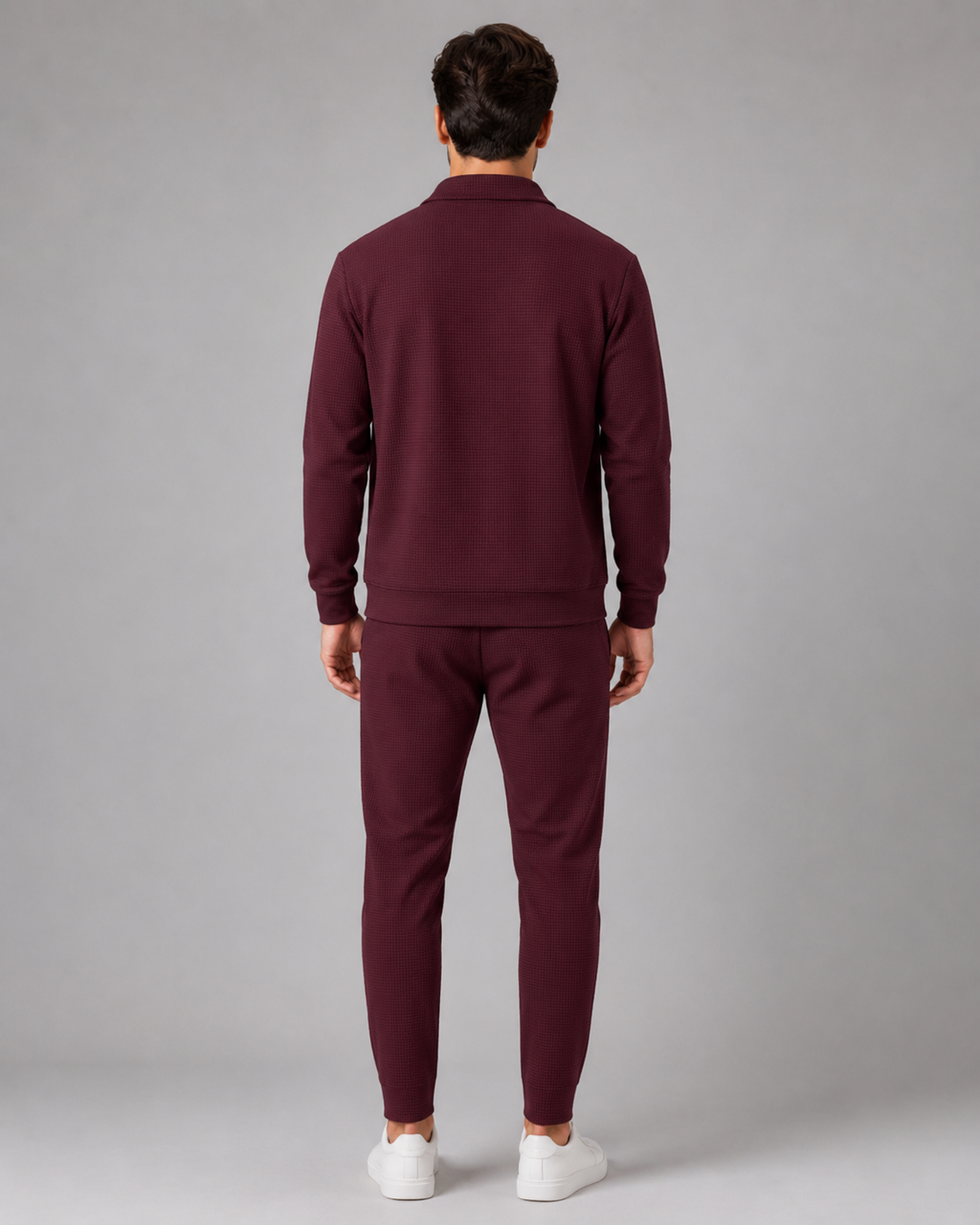 Quillon | Waffle Textured Tracksuit Set