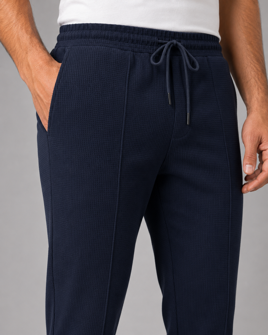 Quillon | Waffle Textured Tracksuit Set