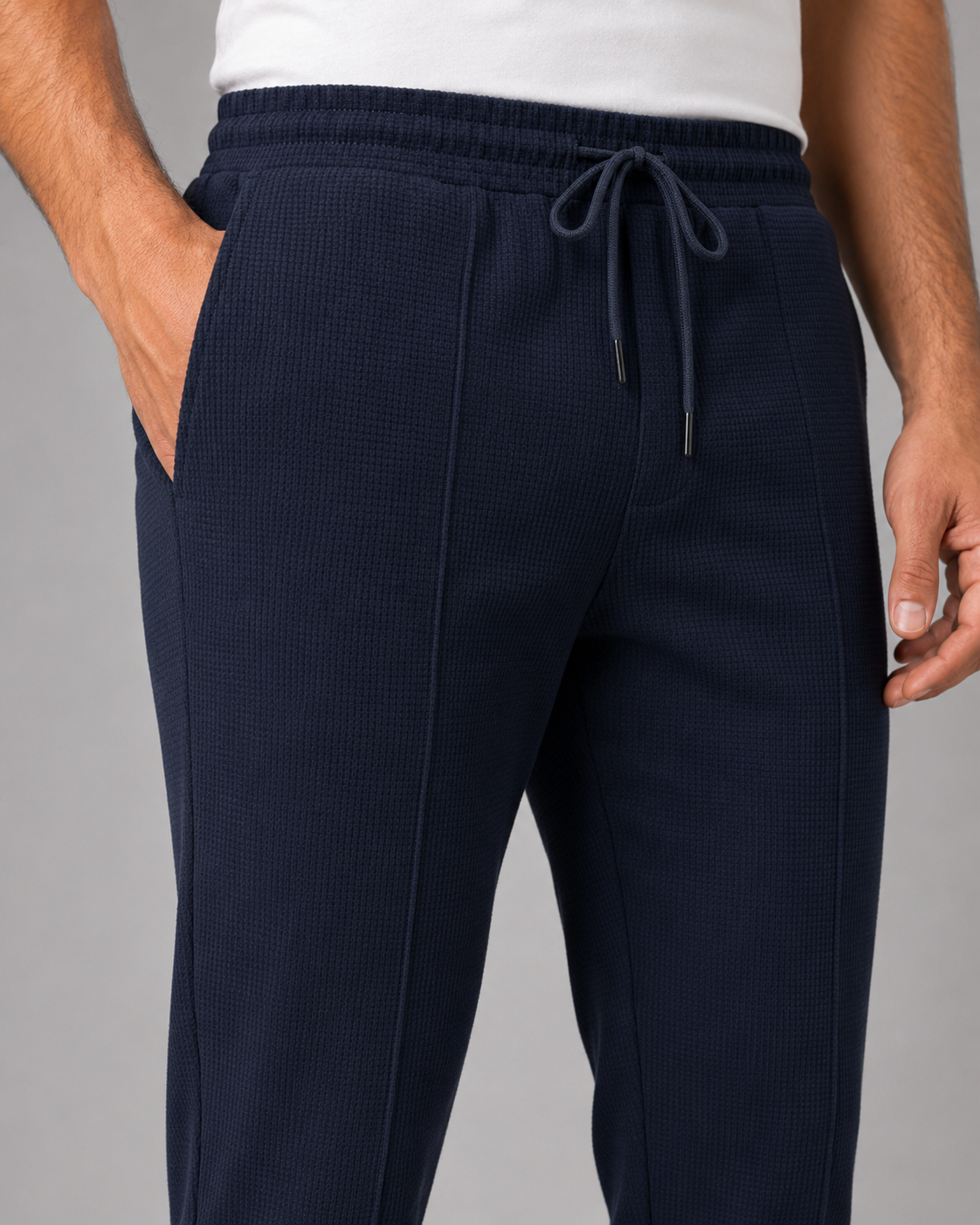 Quillon | Waffle Textured Tracksuit Set