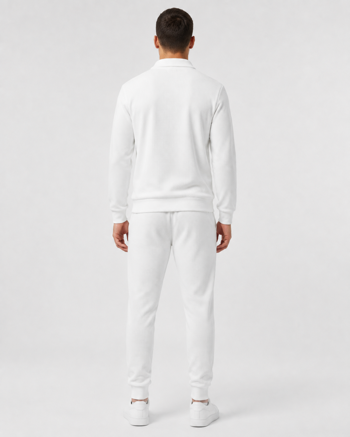 Roderick | Waffle Textured Zip Tracksuit Set