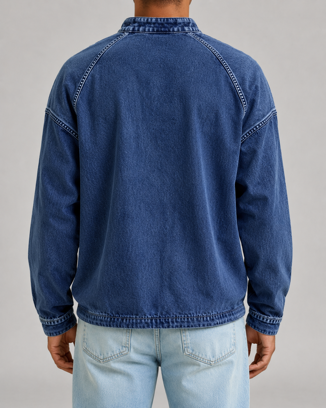 Peregrine | Washed Henley Sweatshirt