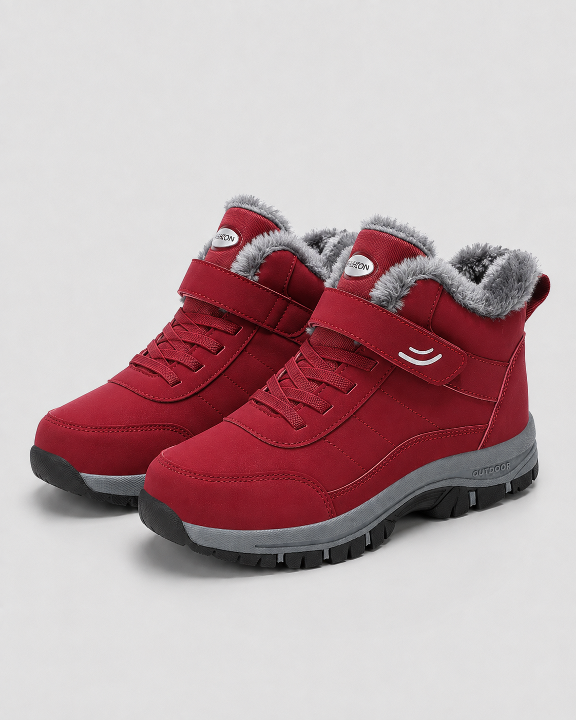 Jasper | Lace-Up Winter Ankle Boots with Lug Sole