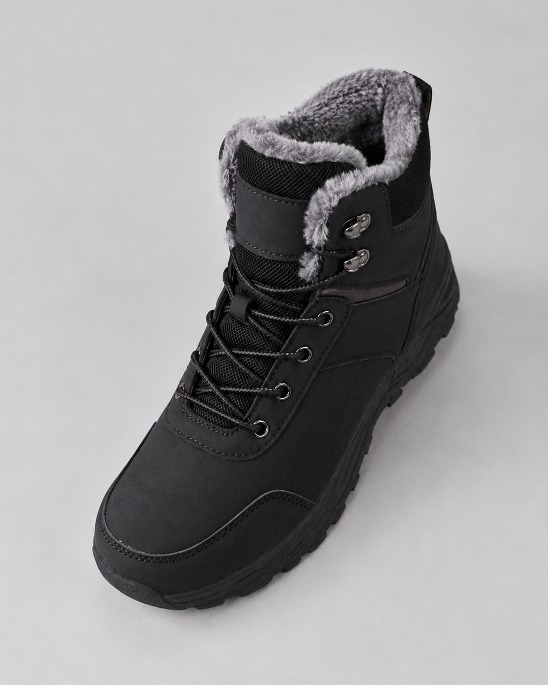 Ignatius | Plush-Lined Lace-Up Winter Boots