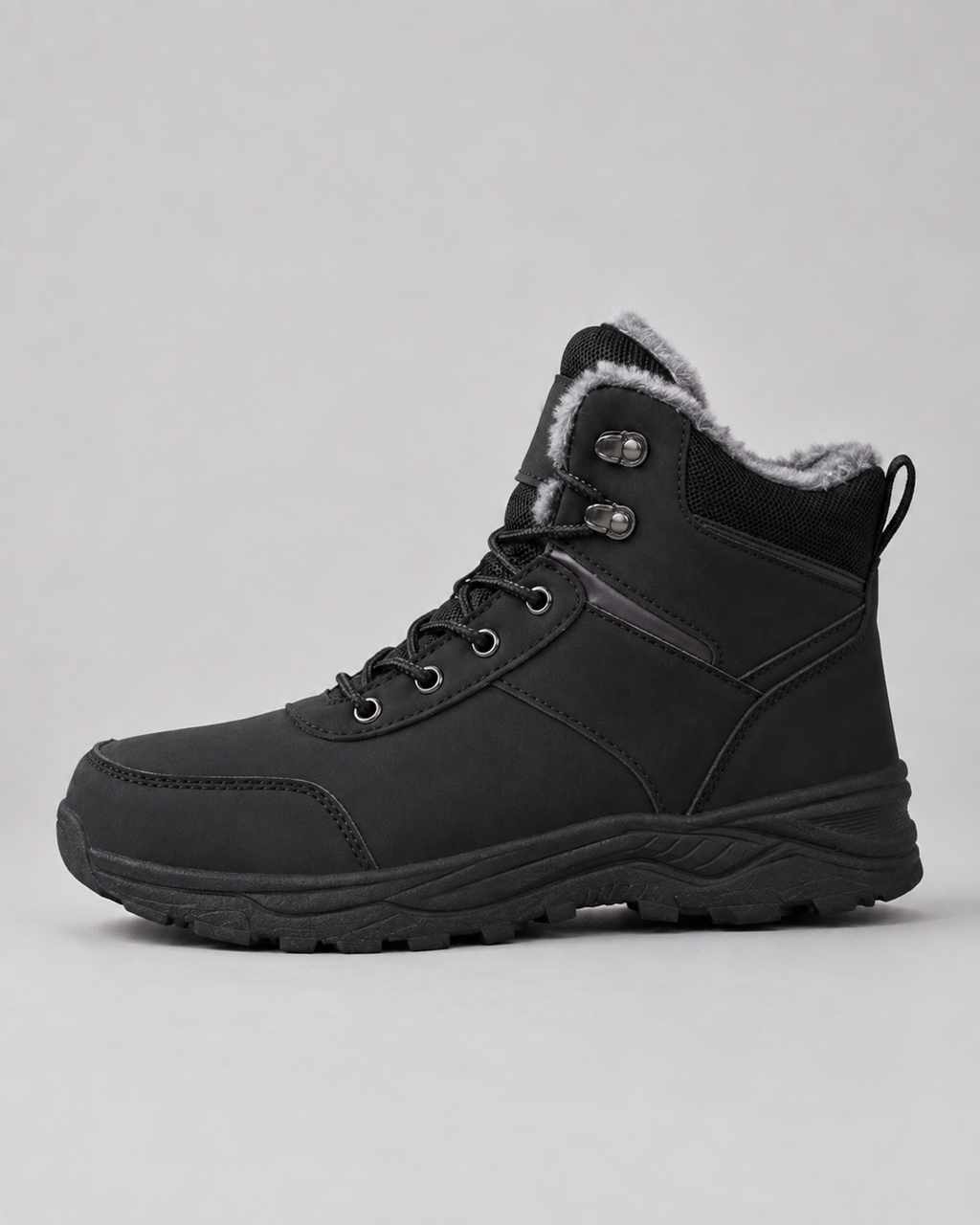 Ignatius | Plush-Lined Lace-Up Winter Boots