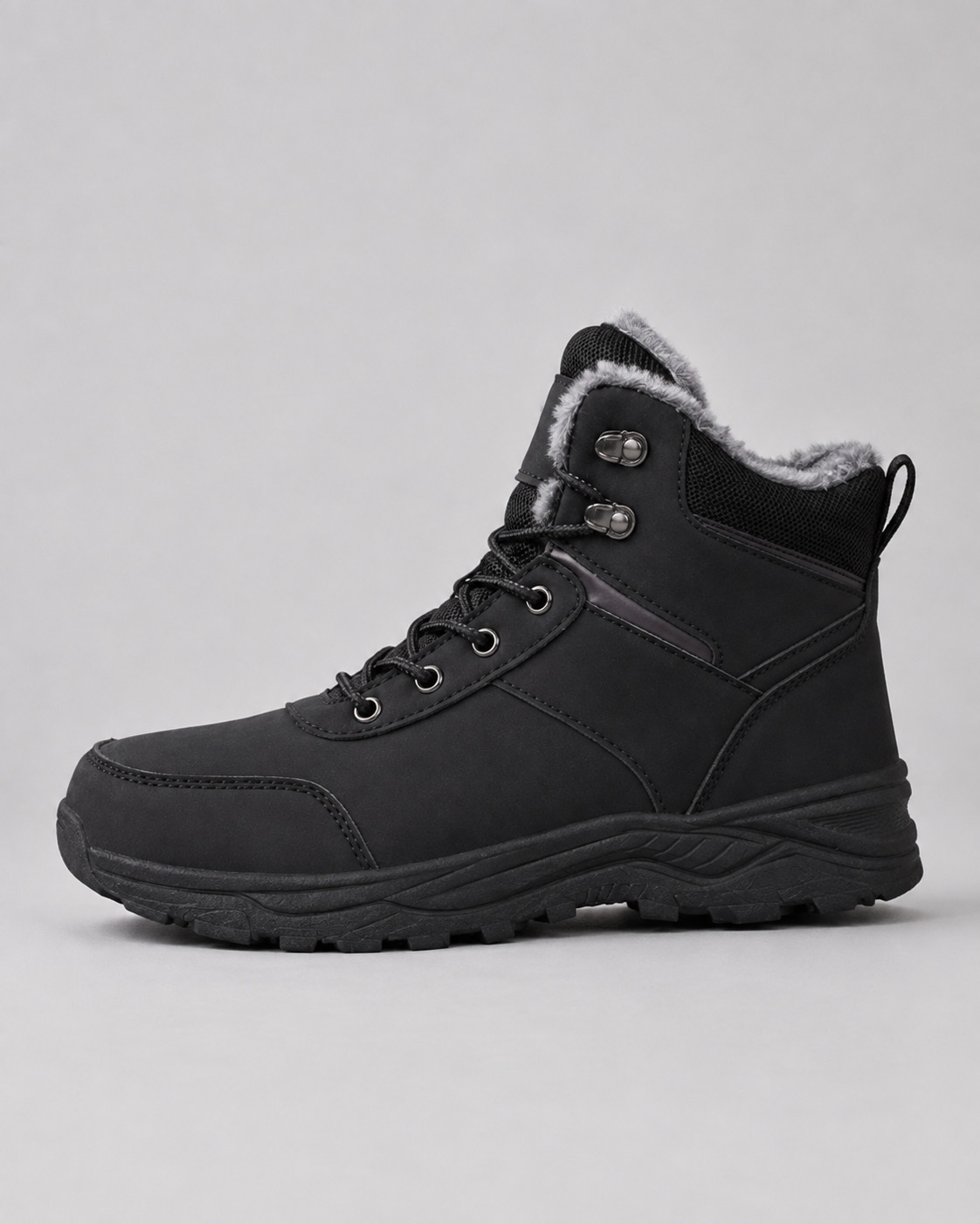 Ignatius | Plush-Lined Lace-Up Winter Boots