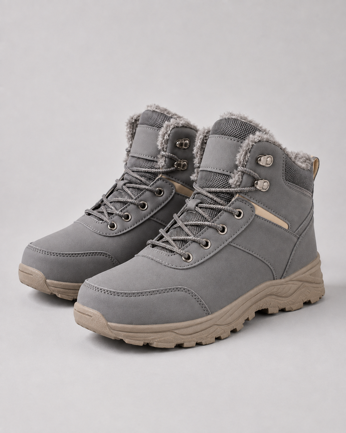 Ignatius | Plush-Lined Lace-Up Winter Boots