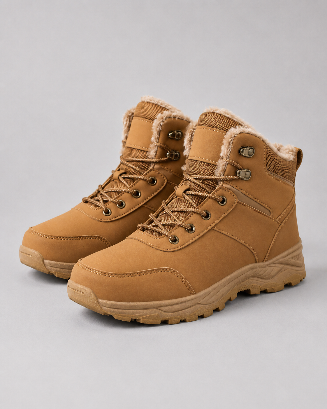 Ignatius | Plush-Lined Lace-Up Winter Boots