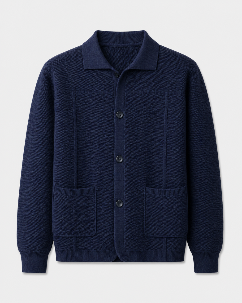 Nathaniel | Wool Knitted Overshirt