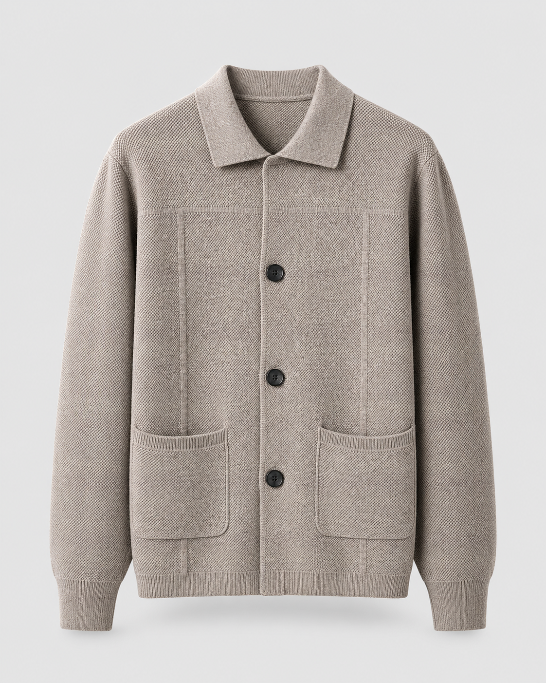 Nathaniel | Wool Knitted Overshirt