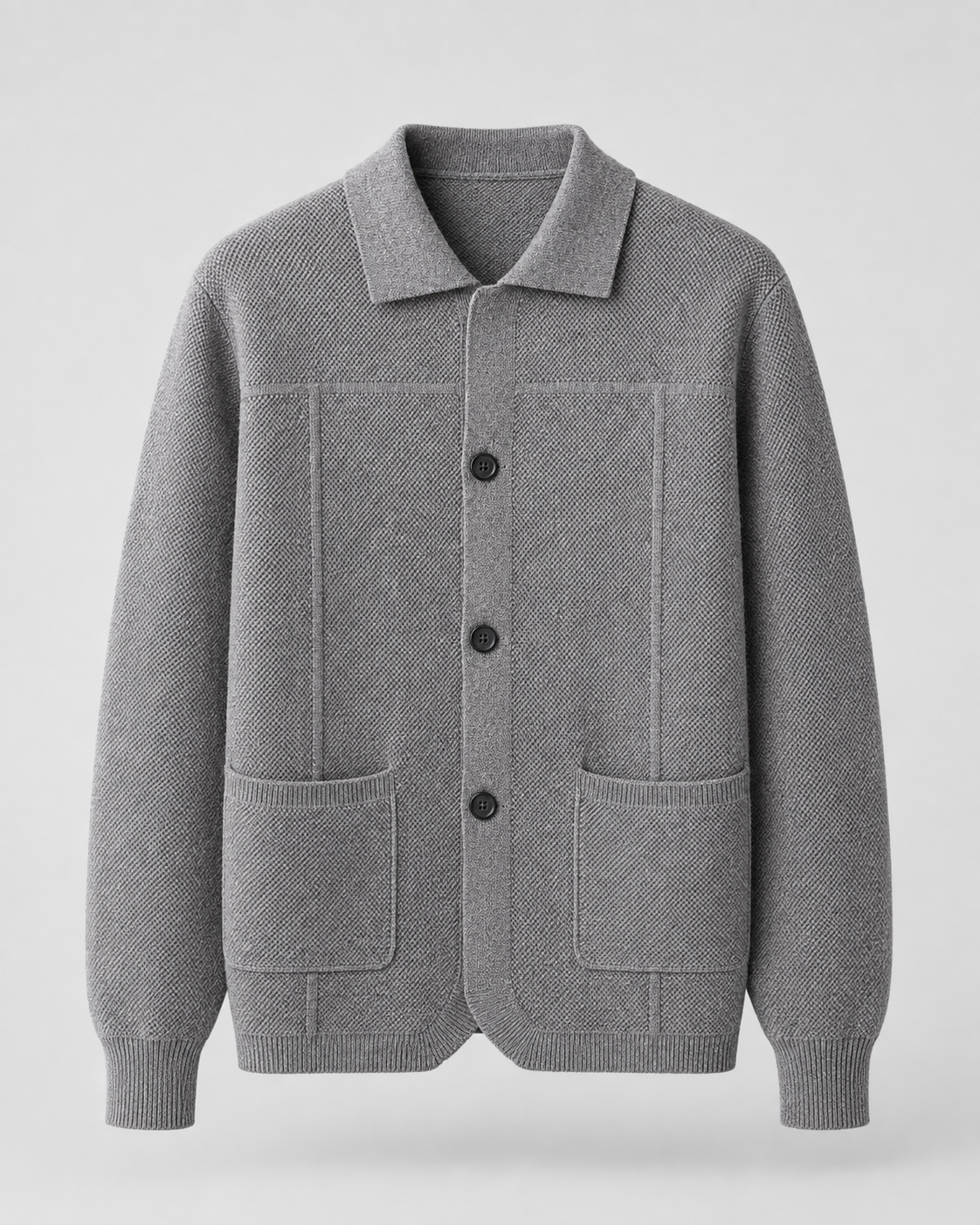 Nathaniel | Wool Knitted Overshirt