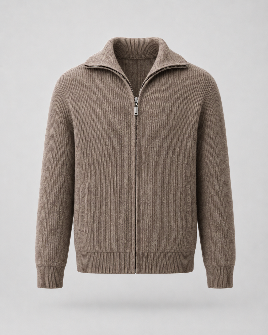 Phineas | Wool Quarter-Zip Mock Neck Sweater