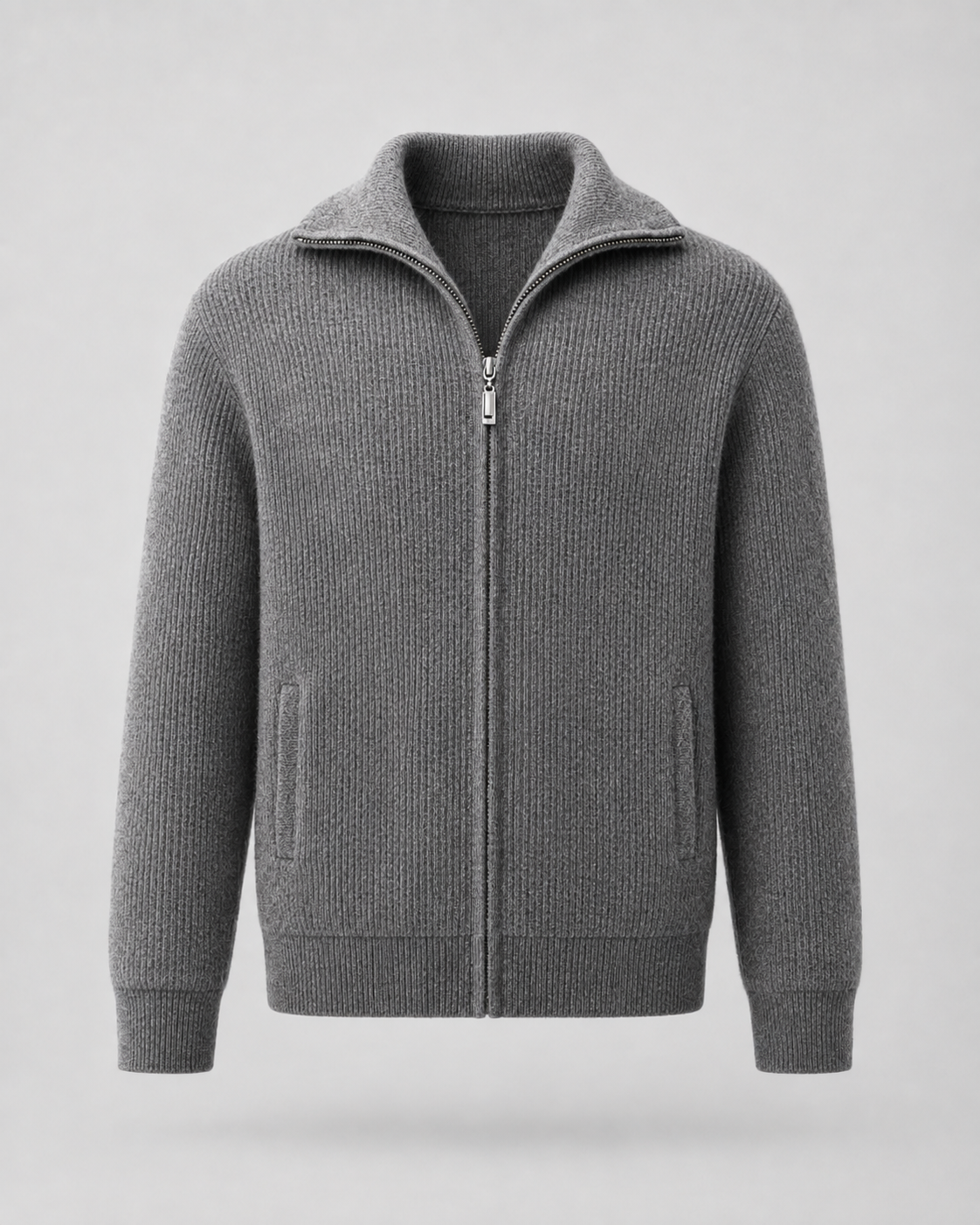 Phineas | Wool Quarter-Zip Mock Neck Sweater