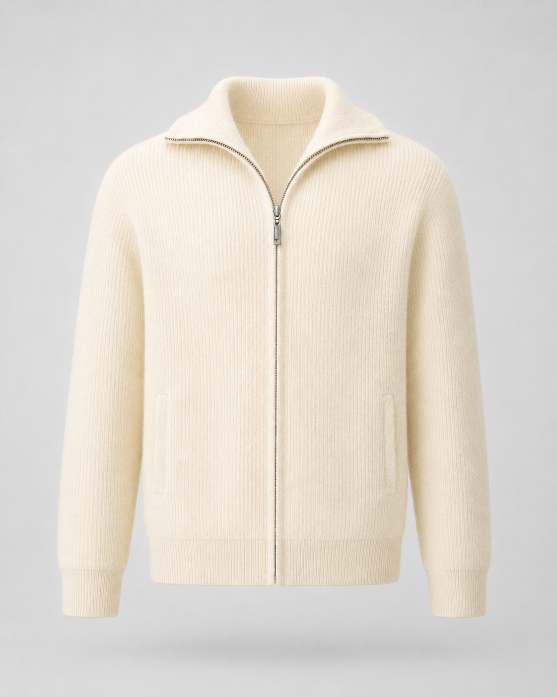Phineas | Wool Quarter-Zip Mock Neck Sweater