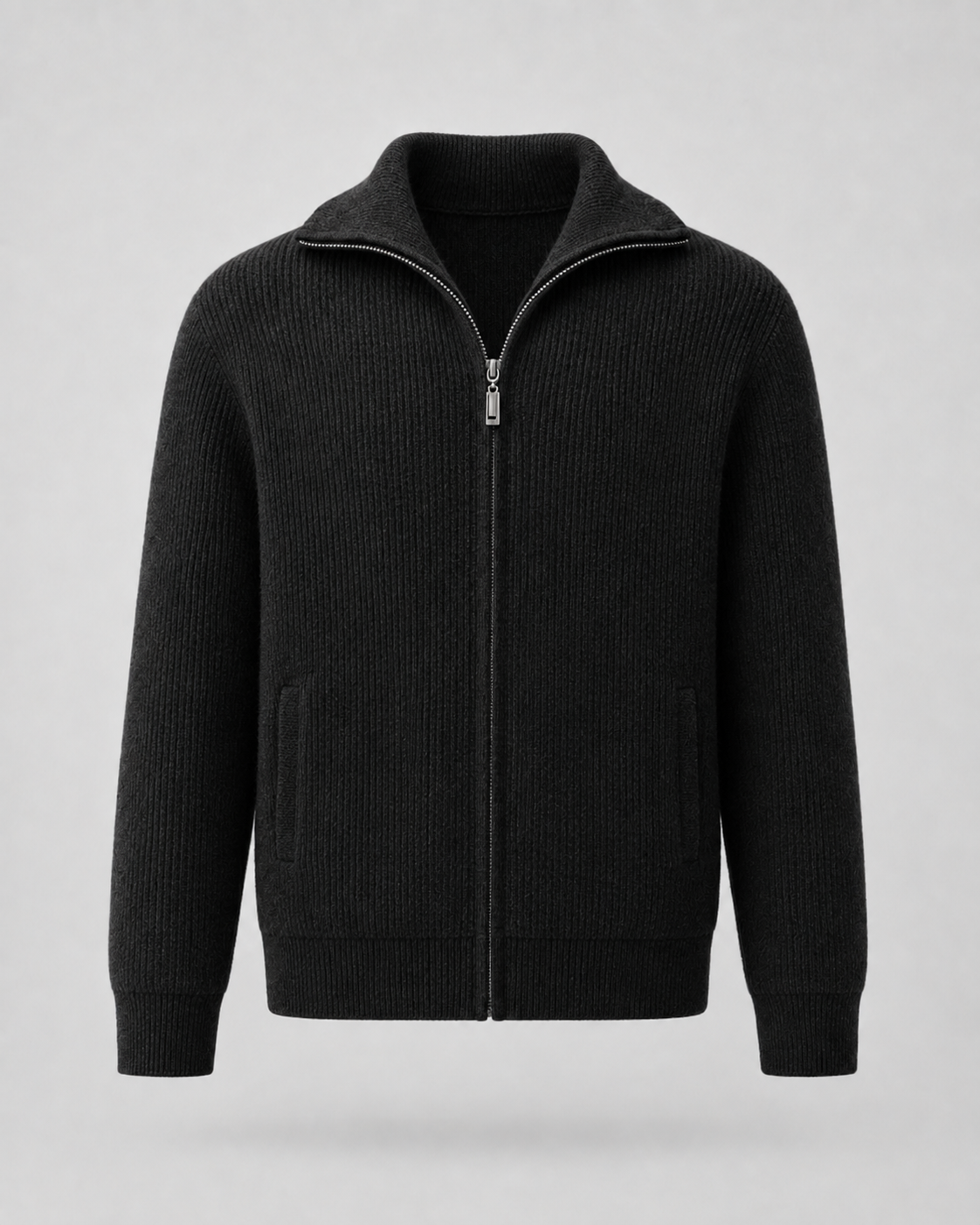 Phineas | Wool Quarter-Zip Mock Neck Sweater