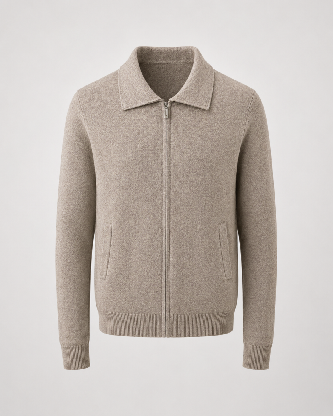 Pascal | Wool Zip-Up Sweater