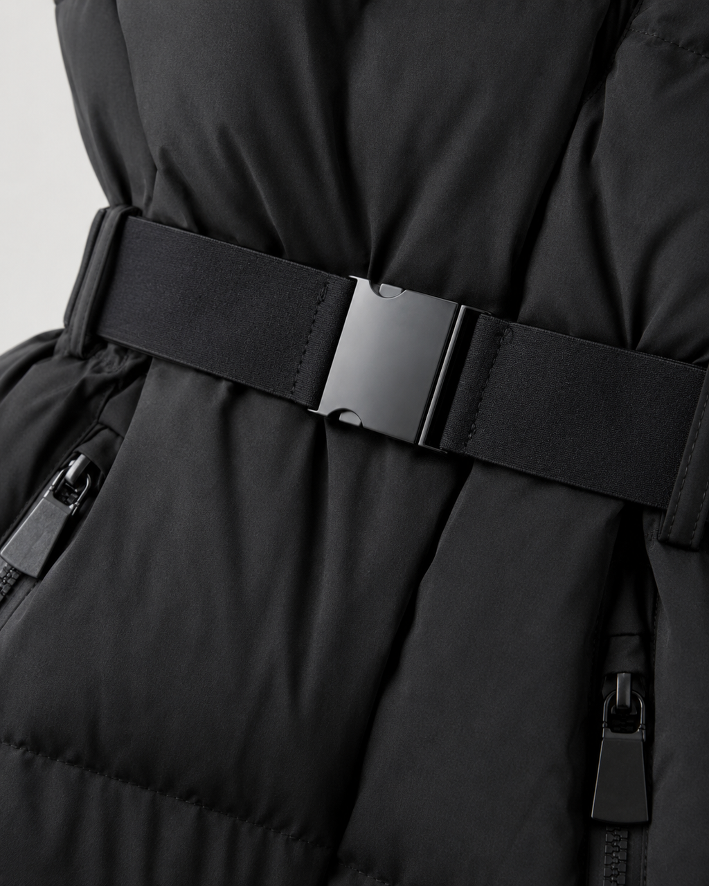 Ilse | Hooded Belted Puffer Jacket
