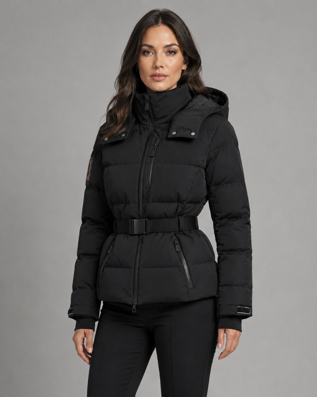 Ilse | Hooded Belted Puffer Jacket