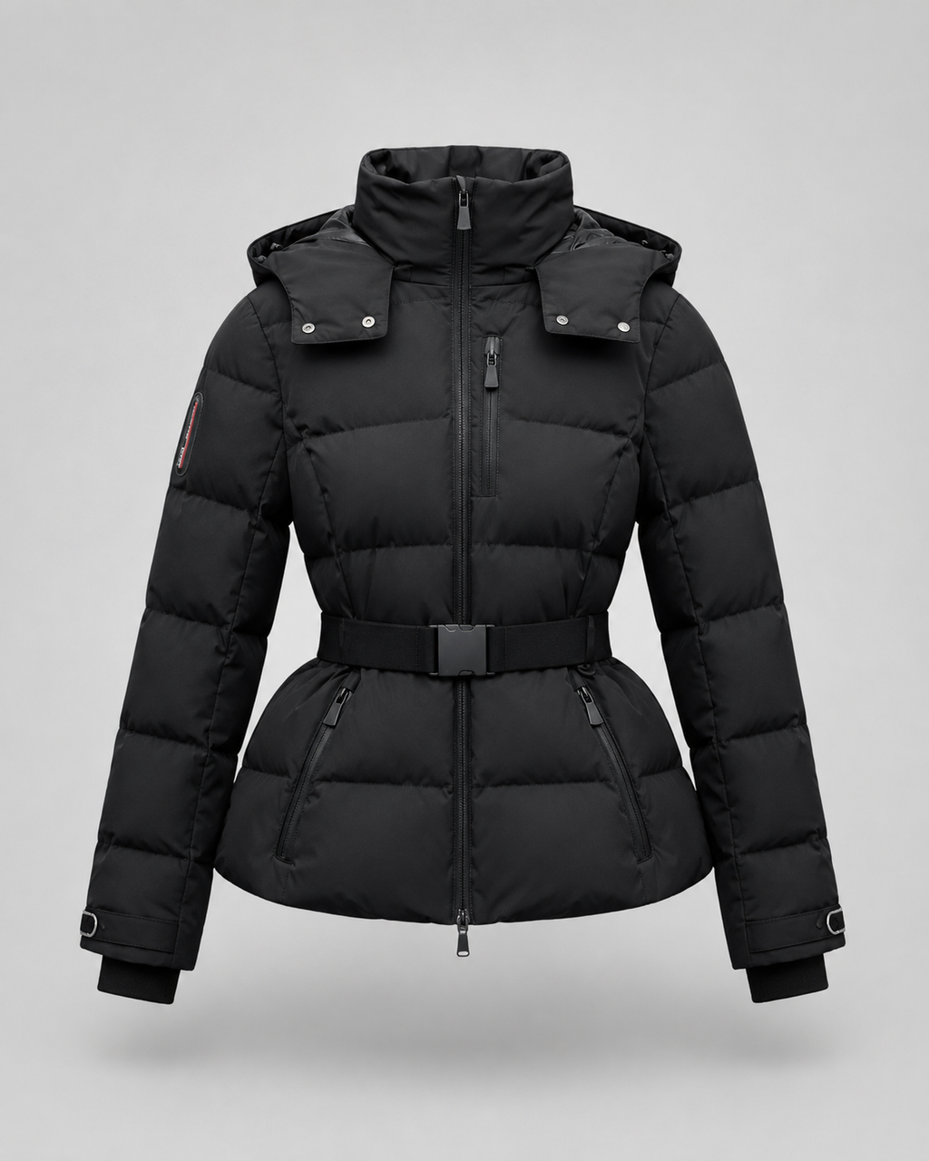 Ilse | Hooded Belted Puffer Jacket