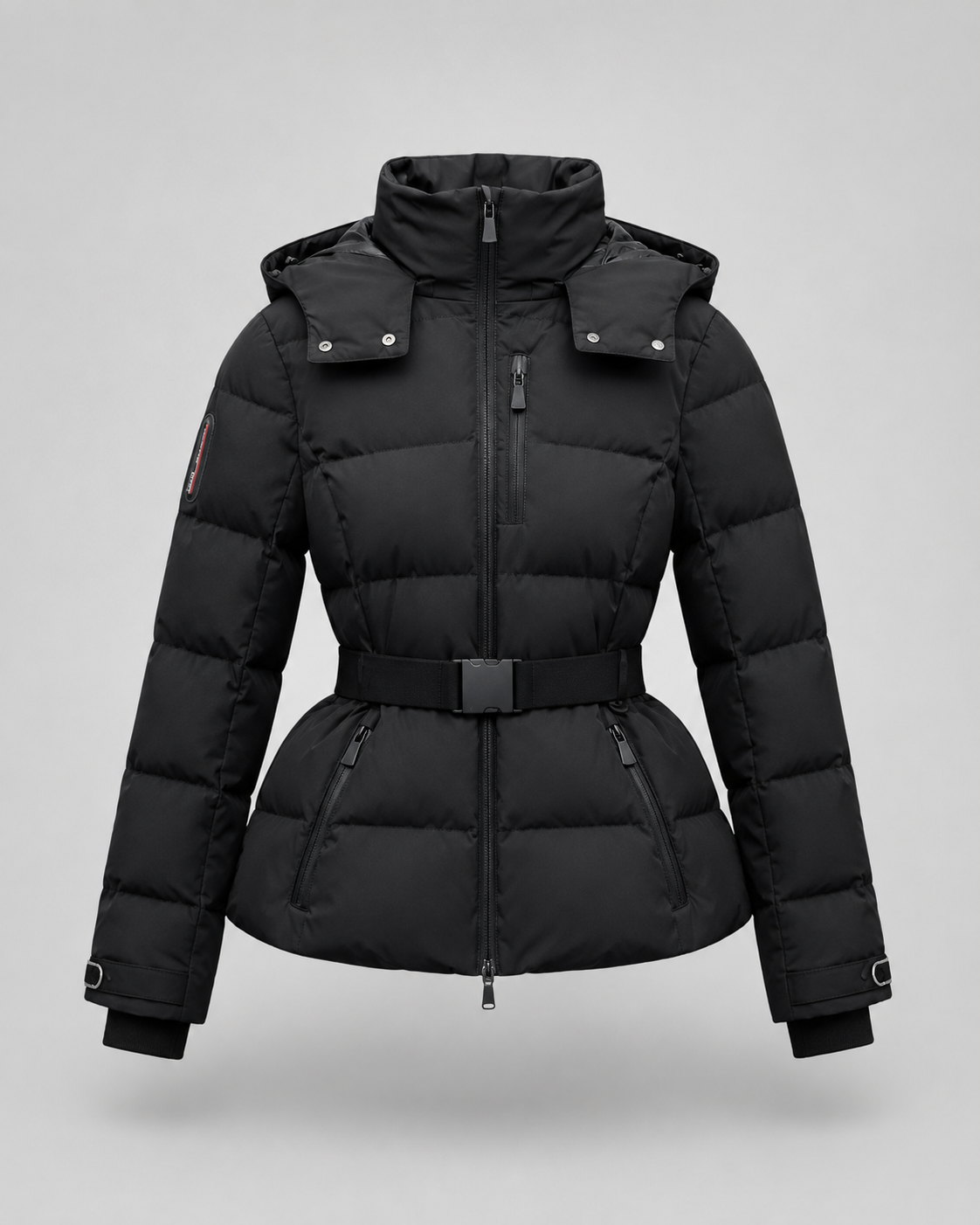 Ilse | Hooded Belted Puffer Jacket