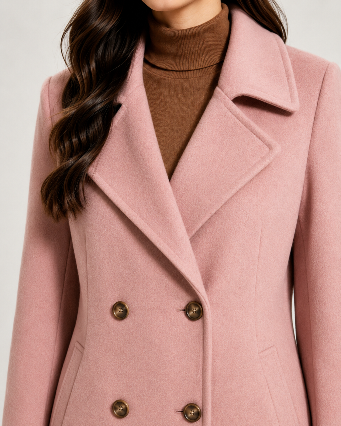 Fenella | Double-Breasted Short Tailored Coat