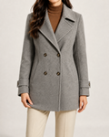 Fenella | Double-Breasted Short Tailored Coat