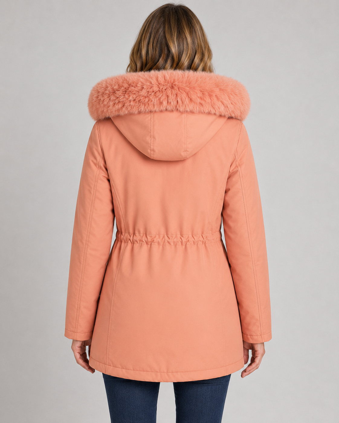 Kalinda | Fleece-Lined Faux Fur Hooded Parka
