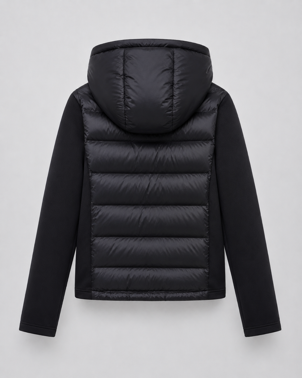 Nadine | Hybrid Puffer Jacket with Jersey Sleeves