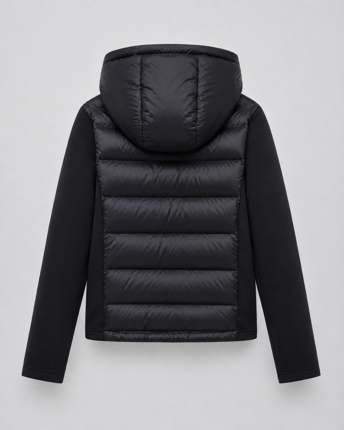 Nadine | Hybrid Puffer Jacket with Jersey Sleeves